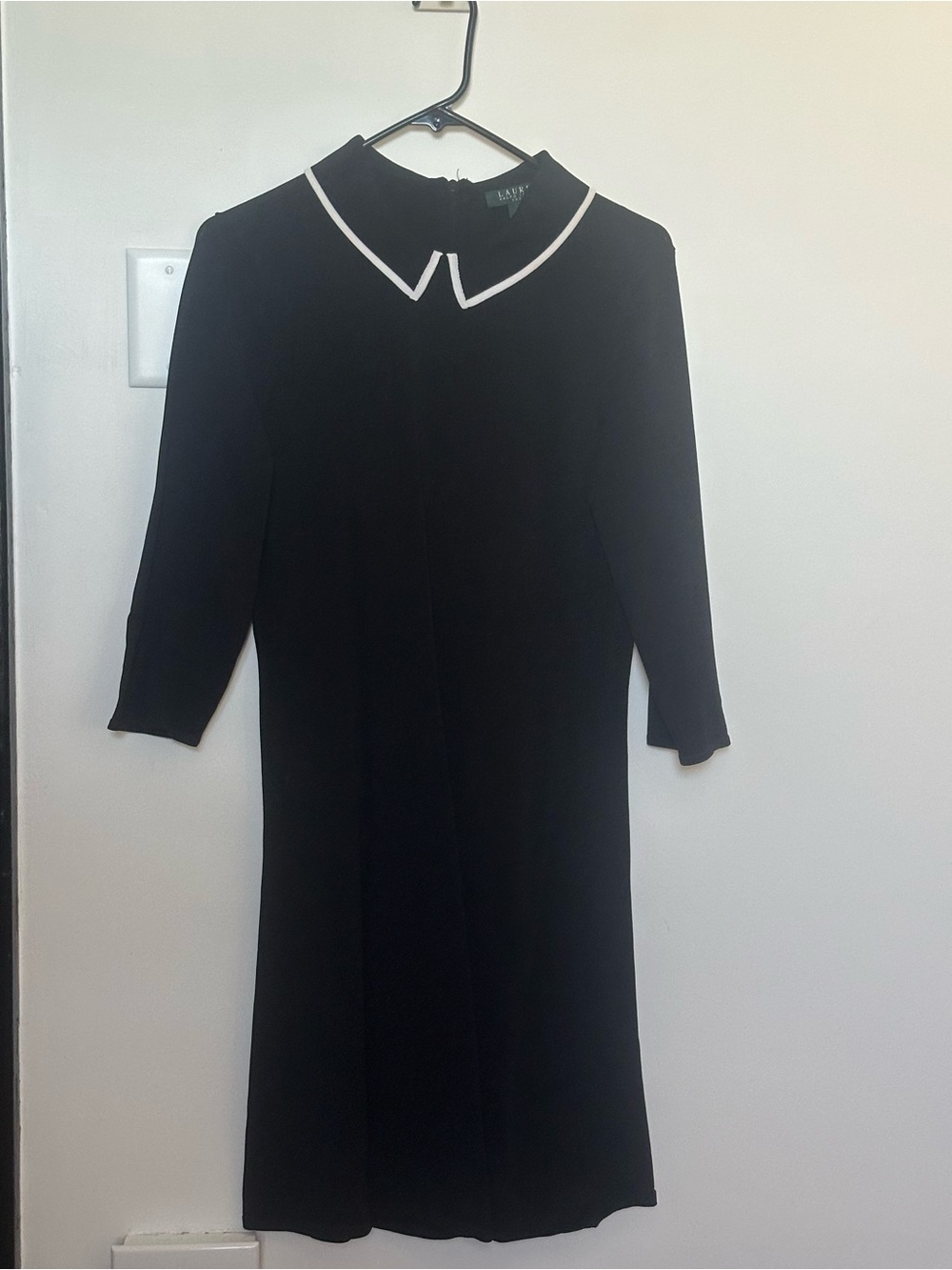 Ralph Lauren Black Dress with White Trim